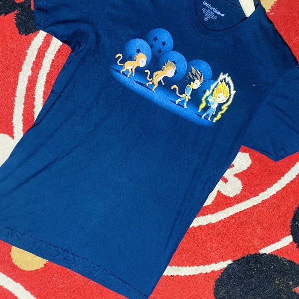 T-Shirt DBZ Saiyan Transformation Graphic Unisex